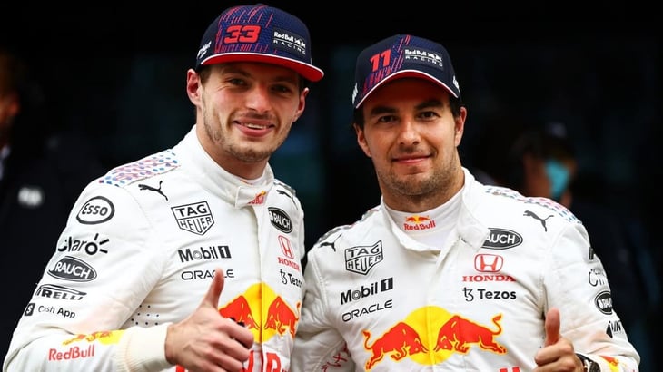 Consideran en Red Bull que 'Checo' no ganará campeonato a Verstappen