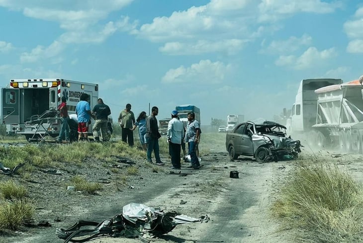 En carretera 57 entre Rosita y Allende se registró fuerte choque  