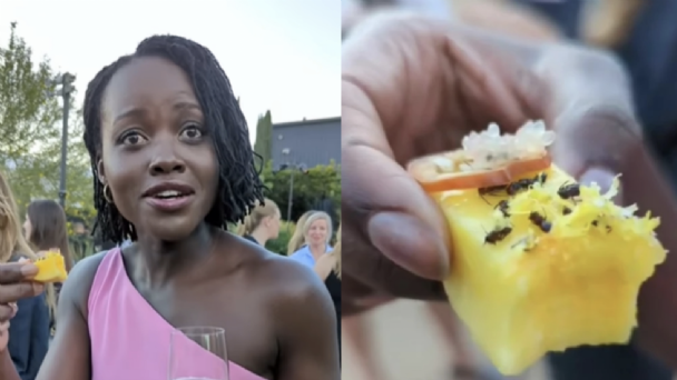 Lupita Nyong’o come mango con hormigas y las redes reaccionan