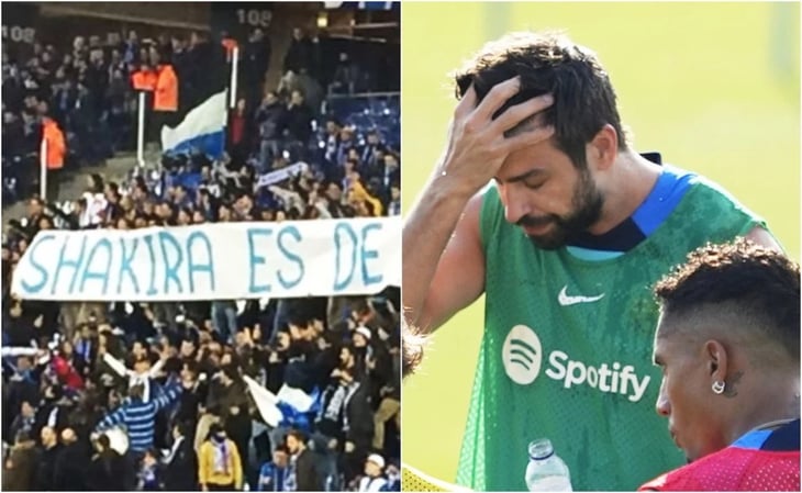 Aficionados no perdonan a Piqué por haberse separado de Shakira