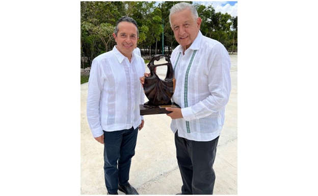 López Obrador supervisa avances del Tramo 5 del Tren Maya