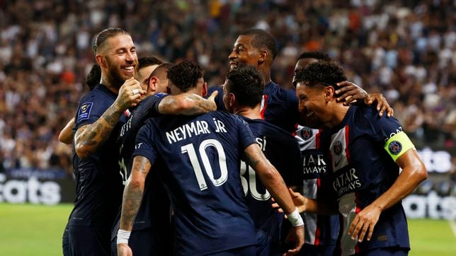 El PSG arrolló 4-0 al Nantes y se quedó con la Supercopa de Francia
