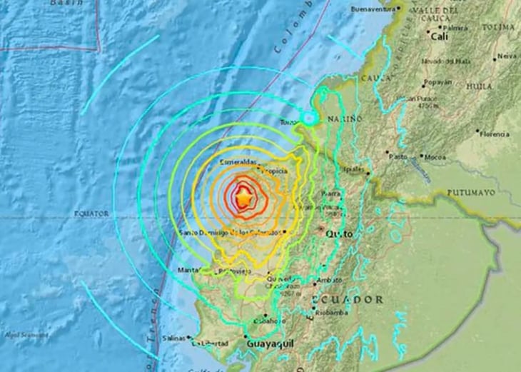 Sismo de magnitud 4 en provincia tropical de Ecuador