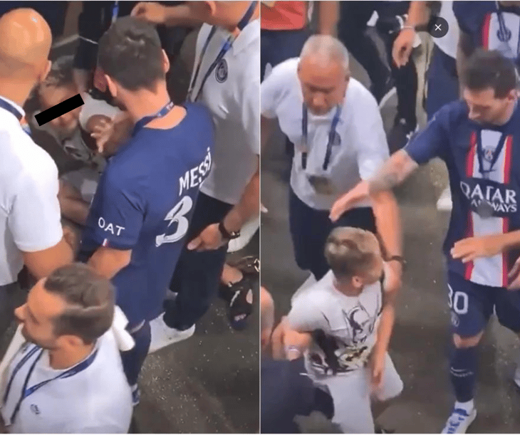 Viral: El tierno gesto de Messi con un pequeño de israelí