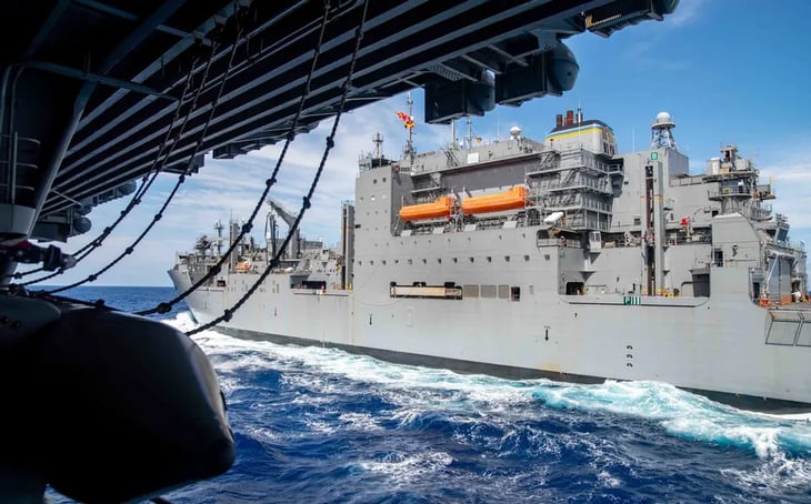 Barcos de guerra de EU navegan por la región de Taiwán durante visita de Nancy Pelosi