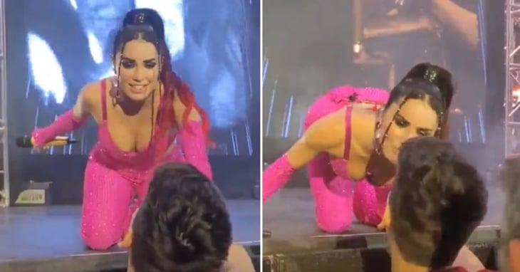Mira la reacción de Lali Espósito al ver que una espectadora se desmayó en pleno show 