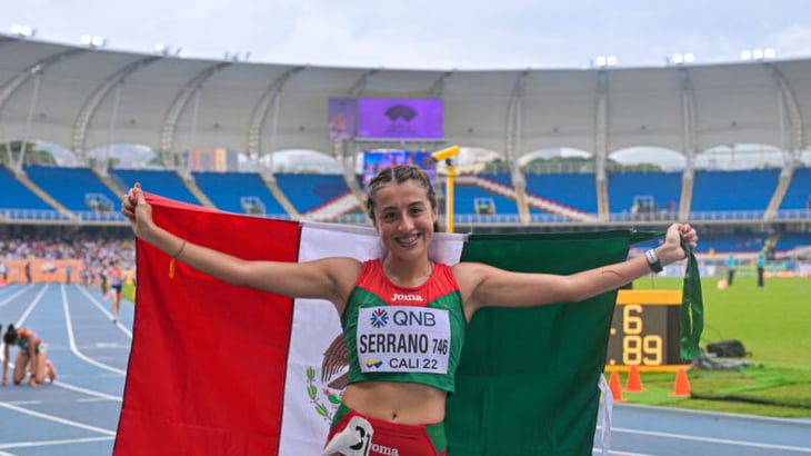 La mexicana Ximena Serrano gana medalla de oro en el Mundial de Atletismo Sub-20
