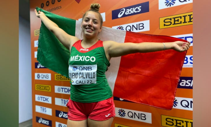 Histórica medalla de plata para México la gana Paola Bueno en el Mundial de Atletismo Sub 20