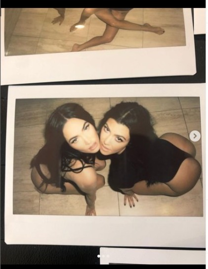 Megan Fox y Kourtney Kardashian impactan al posar juntas en lencería