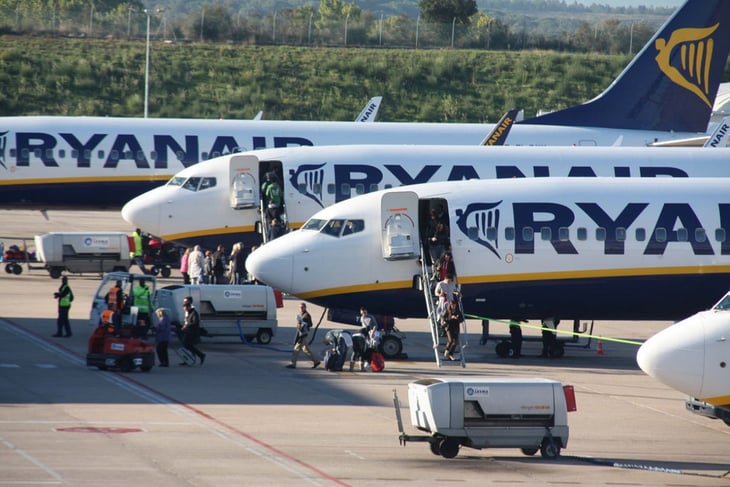 Comienza la nueva huelga de los tripulantes de cabina de Ryanair
