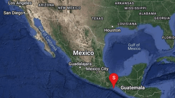 Se registra sismo de magnitud 4.8 en Salina Cruz, Oaxaca