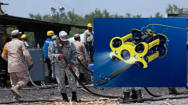 ¿Cómo es el dron submarino para buscar a mineros atrapados en Sabinas?