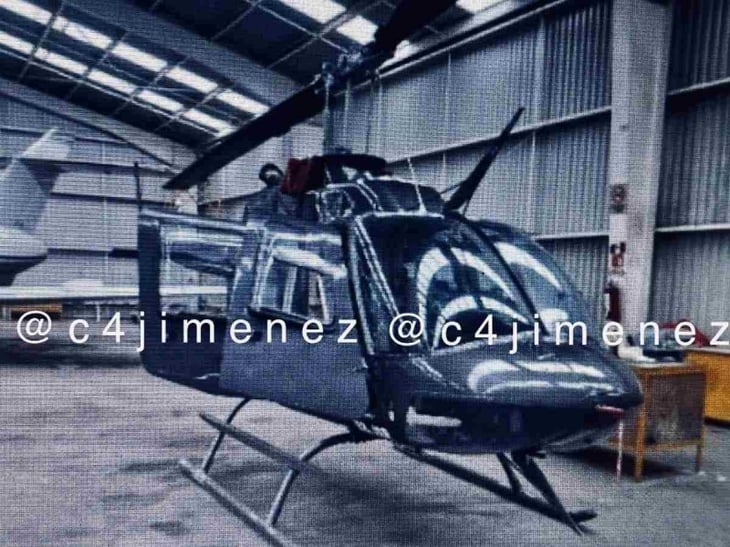 Roban helicóptero de hangar en AICM; Fiscalía lo busca