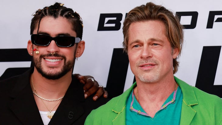Brad Pitt y Bad Bunny lideran la taquilla de EU con 'Bullet Train'