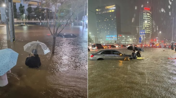 Las mayores lluvias en 80 años dejan 7 muertos en Corea del Sur