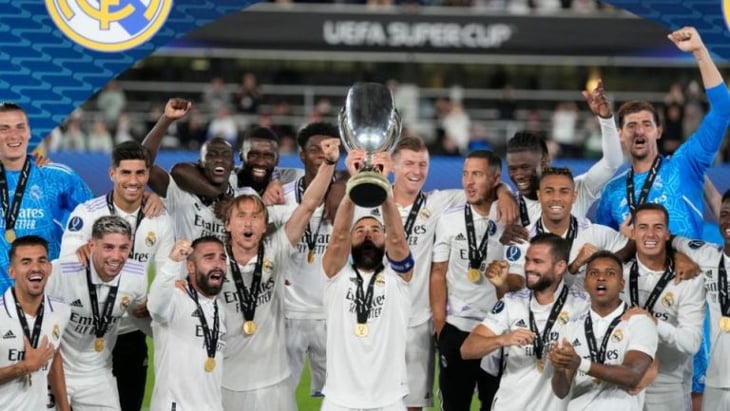 Real Madrid derrota al Eintracht por la Supercopa de la UEFA