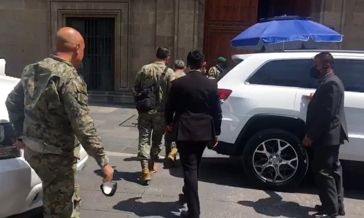 AMLO se reúne en Palacio Nacional con su gabinete de Seguridad
