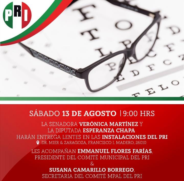 Realiza gira de trabajo la senadora Verónica Martínez, entregará lentes y útiles escolares