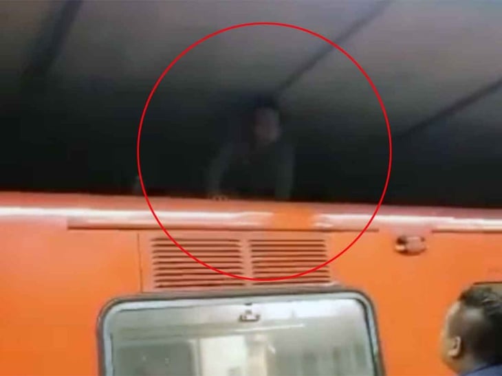 Detectan a hombre en techo de tren en Línea 8 del Metro CDMX