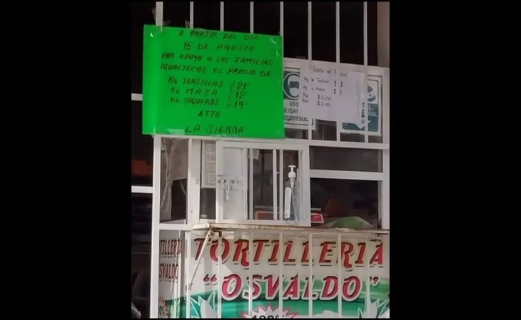 Cártel de la Sierra obliga a bajar el precio de la tortilla en Iguala, Guerrero