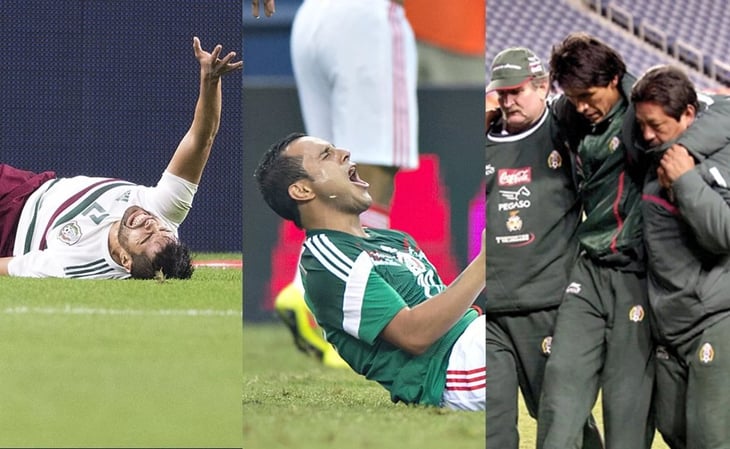Las lesiones de futbolistas mexicanos previo a una Copa del Mundo