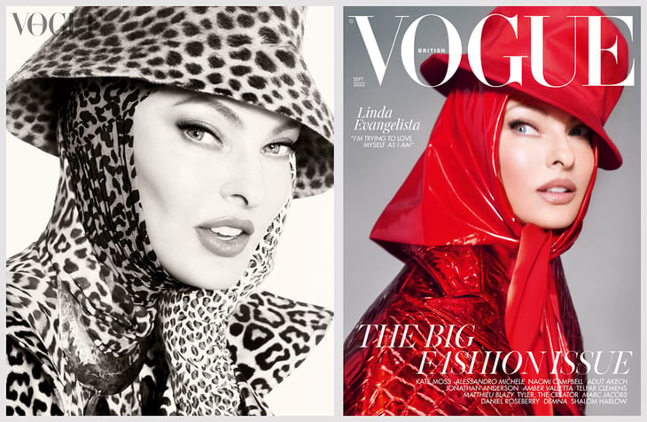 Linda Evangelista vuelve a portada de 'Vogue' después de quedar 'deformada'