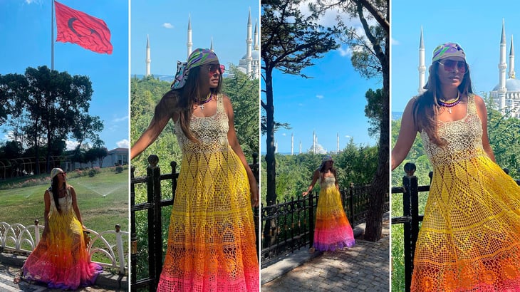 Los looks de Galilea Montijo en sus vacaciones por Turquía