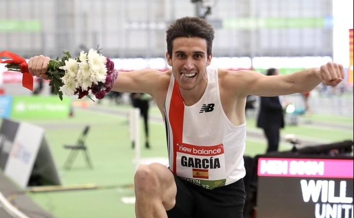 Mariano García, campeón de Europa de 800 metros