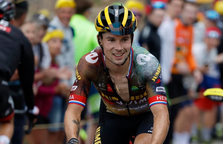 Roglic toma el mando de la Vuelta tras ganar en Laguardia