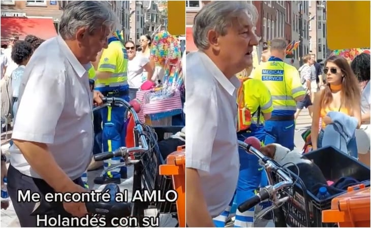 ¿El AMLOverso existe? Captan en video al 'gemelo' holandés de AMLO y se vuelve viral en TikTok