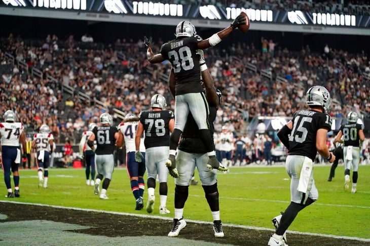 NFL: Raiders terminó una pretemporada perfecta tras derrotar a Patriots