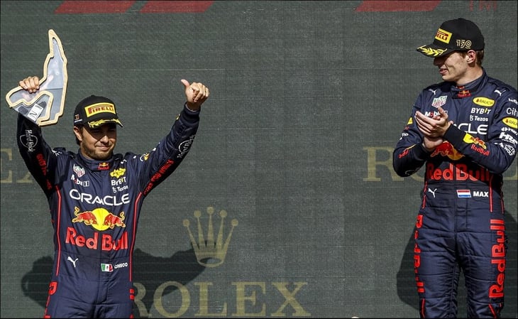 Checo Pérez Max Verstappen y Red Bull dominan las tablas en la Fórmula 1 tras el GP de Bélgica