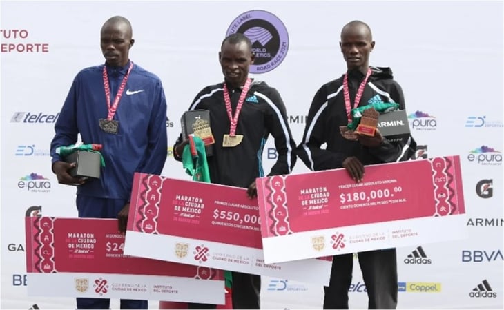 Cuánto dinero ganaron los triunfadores del Maratón de la CDMX