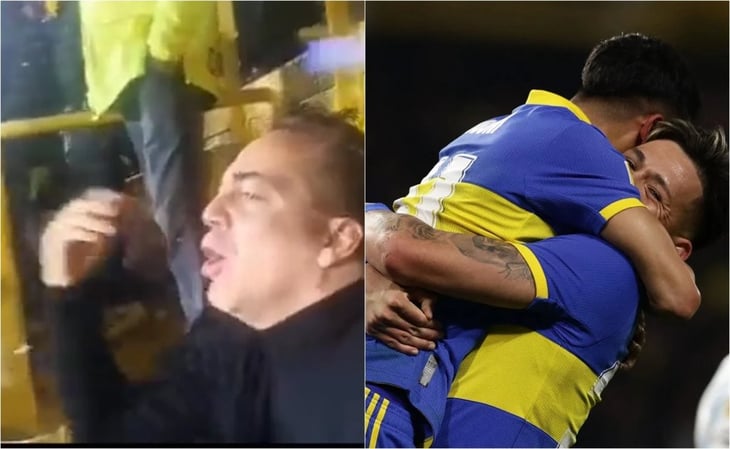 VIDEO: Cristian Castro es captado apoyando a Boca Juniors en pleno partido de la Liga Argentina