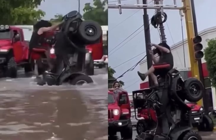 Quienes salgan a jugar a calles inundadas serán detenidos en Sinaloa