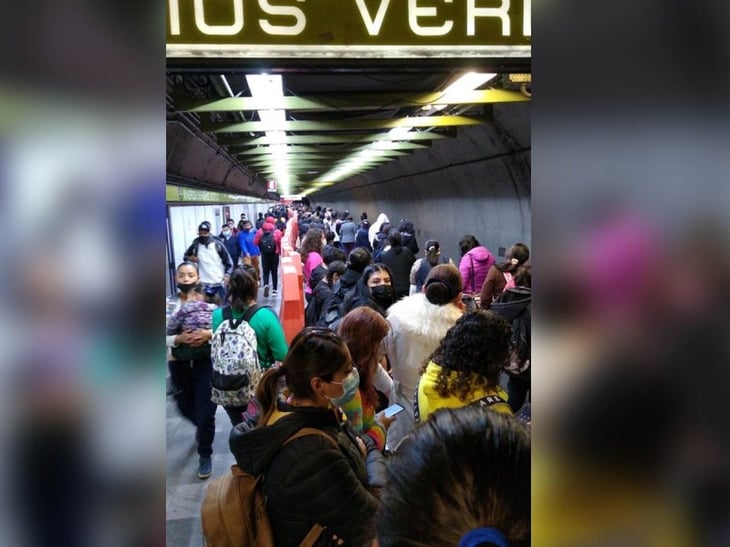 Reportan avance lento en servicio de Línea 3 del Metro de CDMX