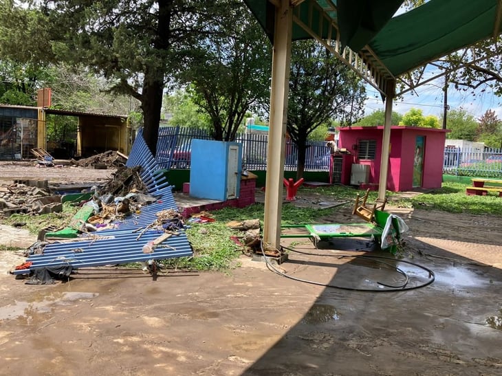 El jardín de niños Gabriela Mistral resultó severamente dañado 