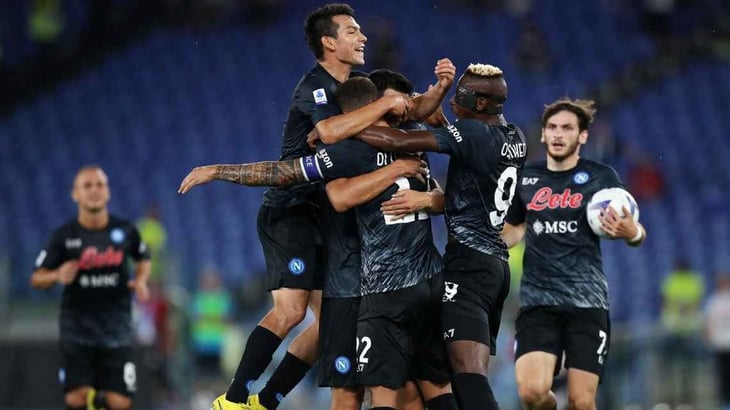 Napoli es líder de la Serie A tras darle la vuelta a la Lazio