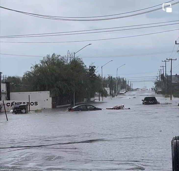 Lluvias provocan inundaciones en el municipio de Frontera