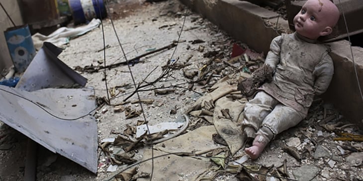 Mueren cuatro niños tras la explosión de una mina dentro de su vivienda en Siria