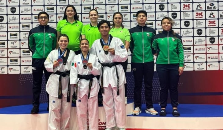 El ParaTaekwondo mexicano brilla con un oro y platas en París