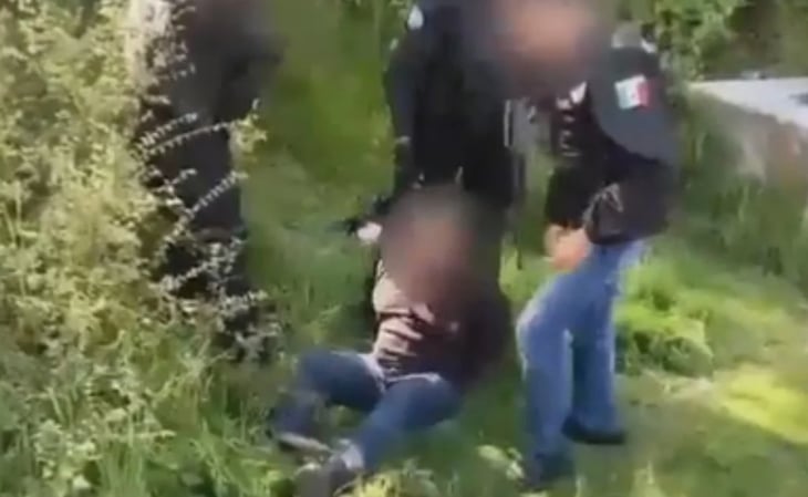 Lesionado y esposado: Difunden video del hallazgo del comandante secuestrado por La Familia Michoacana