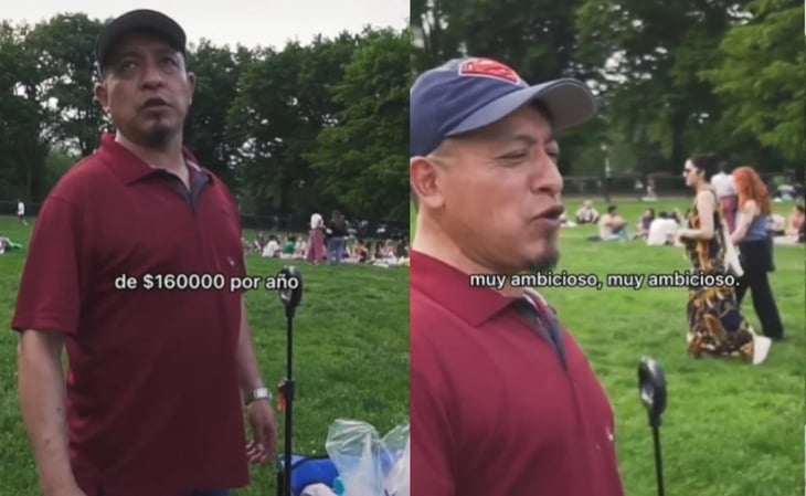 Hombre gana 100 mil pesos vendiendo agua en Central Park