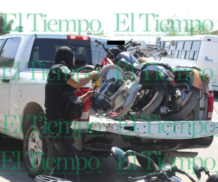 Policía Municipal de Frontera desarticula banda de roba motos