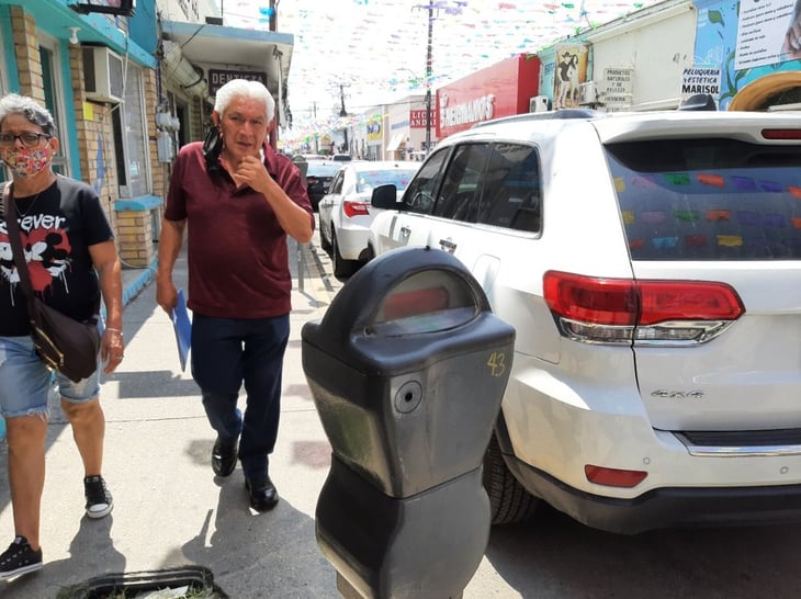 Parquímetros incomodan a turistas y comerciantes del centro de la ciudad de Piedras Negras