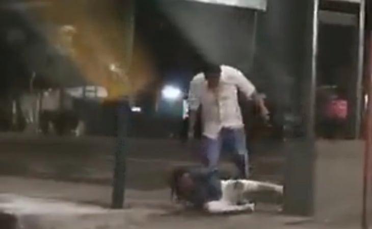 VIDEO: Captan a hombre golpeando a mujer en CDMX