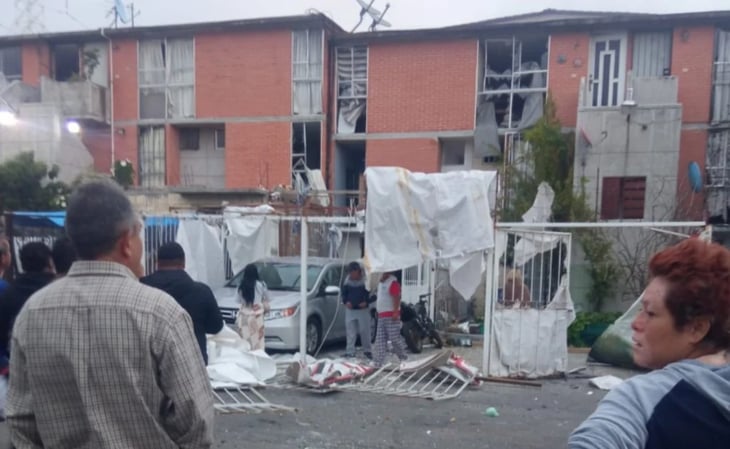 Reportan explosión en Unidad Habitacional en Ecatepec