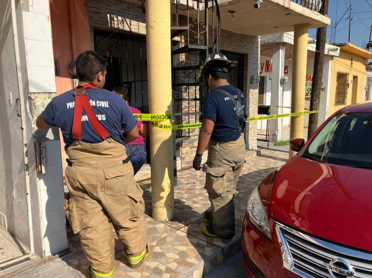 Dos mujeres resultaron lesionadas tras una explosión por acumulación de gas en una vivienda de la colonia Primero de Mayo de Monclova