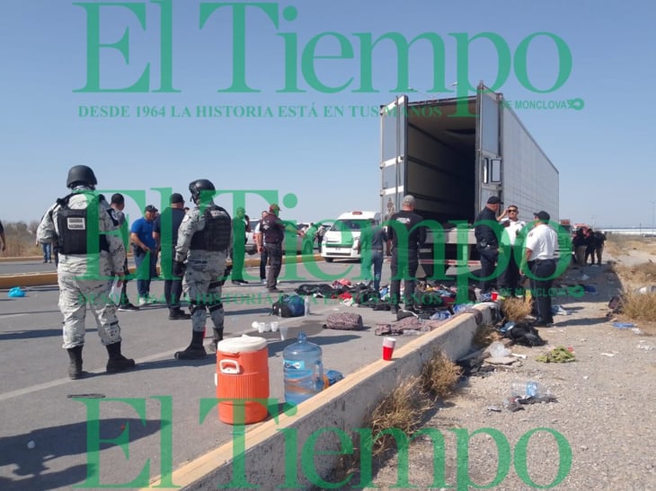 Vinculan a proceso a pollero que abandono a más de 160 migrantes en caja de tráiler en Monclova