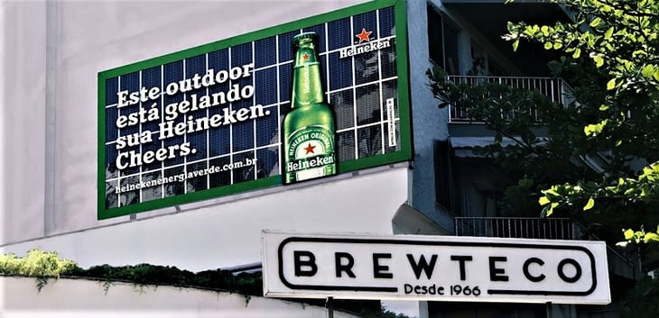 La marca Heineken congela la cerveza con energía solar